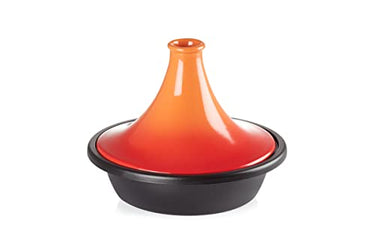 Le Creuset Gusseisen-Tagine, Rund, Ø 31 cm, Für alle Herdarten, Induktion und Backofen geeignet, Kirschrot, 25138310600422 im Sale